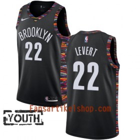 Brooklyn Nets Trikot Caris LeVert 22 2018-19 Nike City Edition Schwarz Swingman - Kinder
